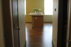 hallway viewing kitchen